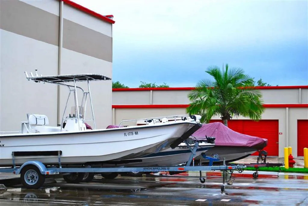 Outdoor boat storage